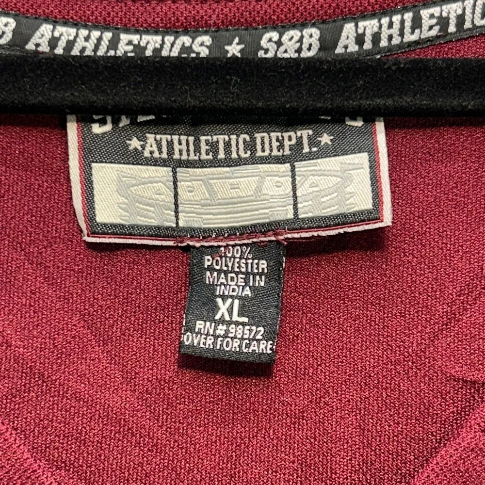 Y2K Texas A&M Aggies Baseball‎ Jersey Maroon Mens XL Button Up Embroidered VTG